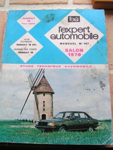 L Expert Automobile N° 147 : Fiche Technique Renault 18 Gtl