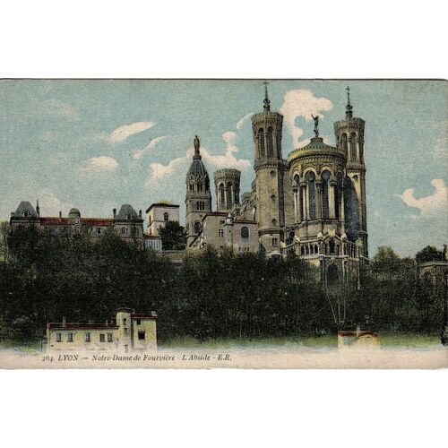 Carte Postale Ancienne, France, Rhône ( 69 ), Lyon, Notre Dame De Fourvière, L'abside