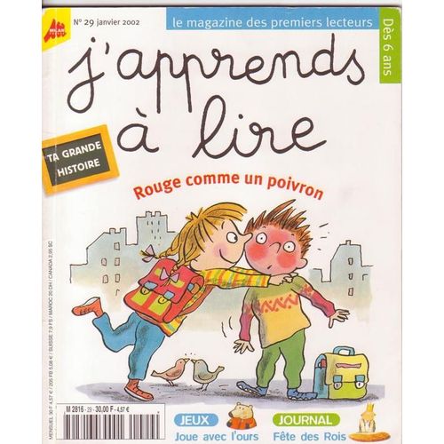 J'apprends À Lire N° 29, Rouge Comme Un Poivron