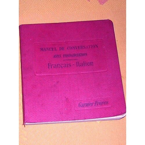 Manuel De Conversation Français-Italien