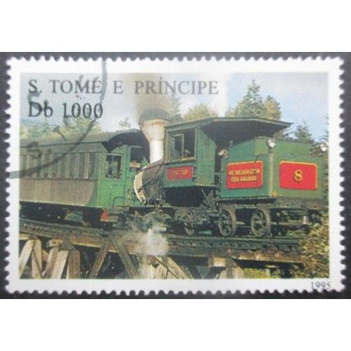 St Thomas Et Prince N°1245b Locomotive Oblitéré