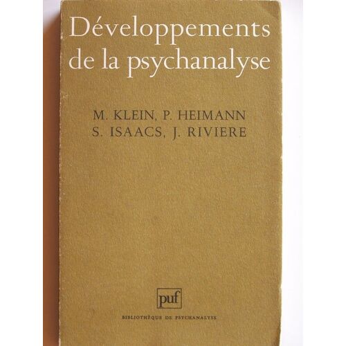Developpements De La Psychanalyse