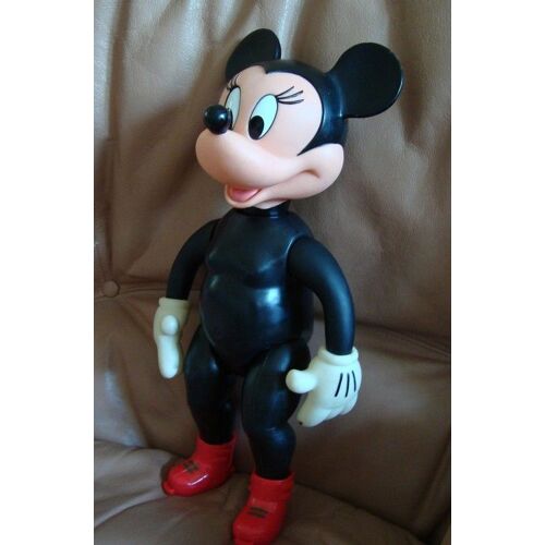Mickey Mécanique Ancien Disney - 40 Cm (Marque Sur La Nuque)