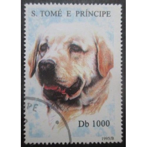 St Thomas Et Prince N°1264aw Chien Oblitéré