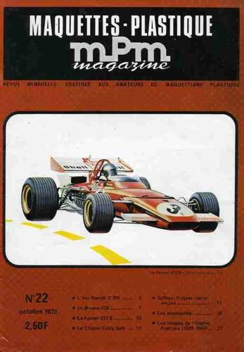 Maquettes Plastique Mpm Magazine N°22 Octobre 1972