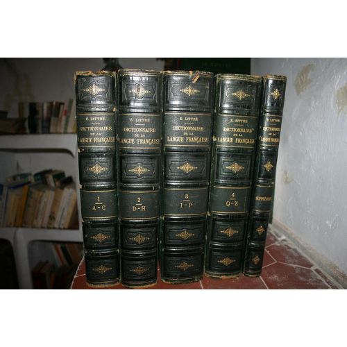 Dictionnaire De La Langue Francaise, 4 Volumes + Supplement