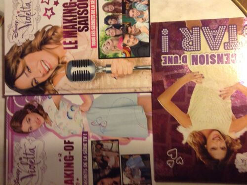 Lot 3 Livres Violetta L"Ascension D'une Star / Le Makig Of Saison 1 & 2