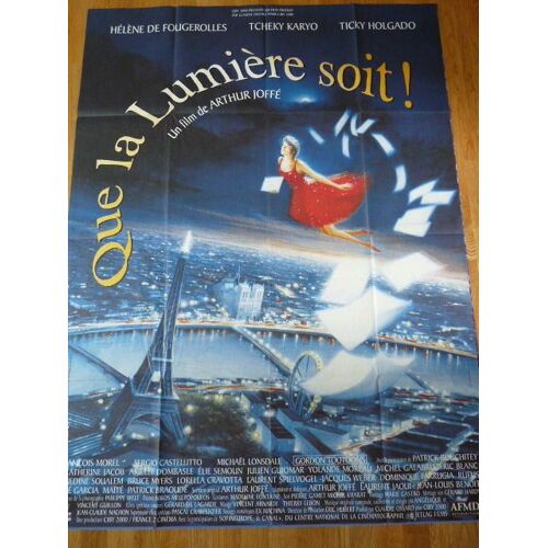 Que La Lumière Soit ! / Hélène De Fougerolles - Affiche De Cinéma 120 X 160 Cm