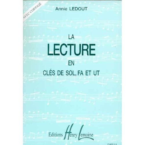 La Lecture En Clés De Sol, Fa Et Ut