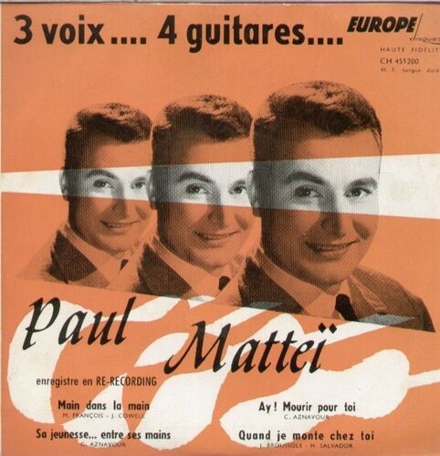 Main Dans La Main (M. François - J. Cowell) - Sa Jeunesse... Entre Ses Mains (Charles Aznavour)  /  Ay ! Mourir Pour Toi (C. Aznavour) - Quand Je Monte Chez Toi (J. Broussole - Henri Salvador)