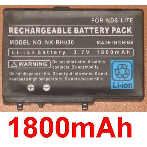BATTERIE Pour NINTENDO DS LITE USG-003 USG003 USG-001 USG001 *1800mAh*