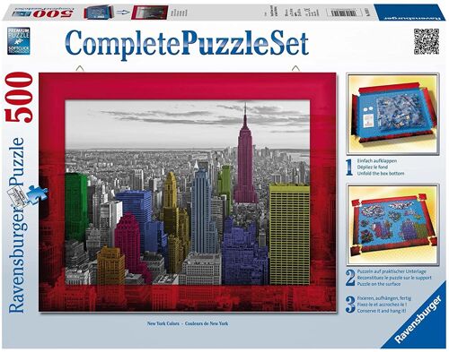 Ravensburger 14894 Puzzle Classique Couleurs De New York Complete Puzzle Set 500 Pièces