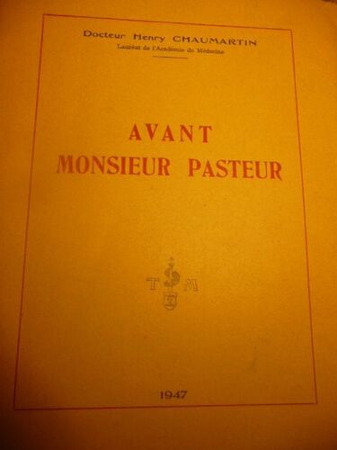 Avant Monsieur Pasteur Avant Monsieur Pasteur