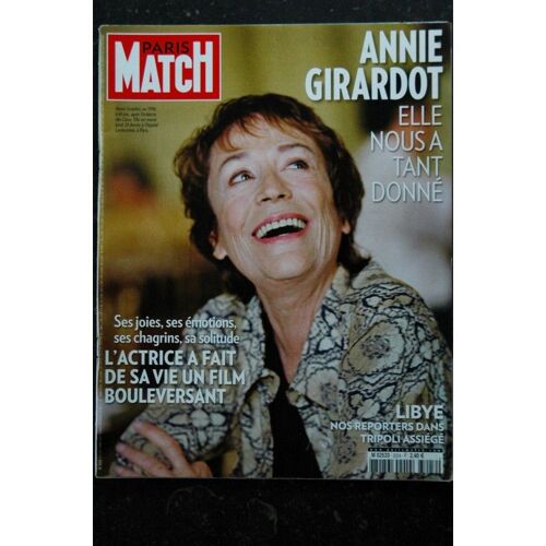 Paris Match N° 3224 03 Mars 2011 Annie Girardot Cover + 18 P. - M. Alliot Marie Kate Et William Polnareff Colonna N. Portman
