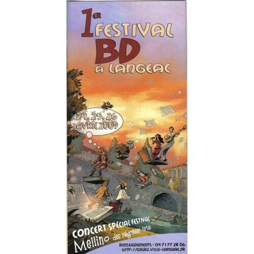 Programme Stéphane Bileau Festival Bd Langeac 2009