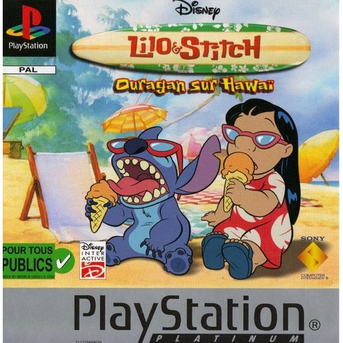Lilo & Stitch - Ouragan Sur Hawai - Platinum Ps1