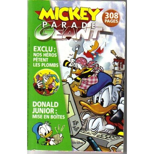 Mickey Parade Geant  N° 296 : Nos Heros Petent Les Plombs