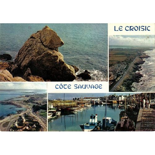 Carte Postale, France, Loire Atlantique ( 44 ), Le Croisic Et Sa Cote Sauvage - Oblitération Du 12/07/1973