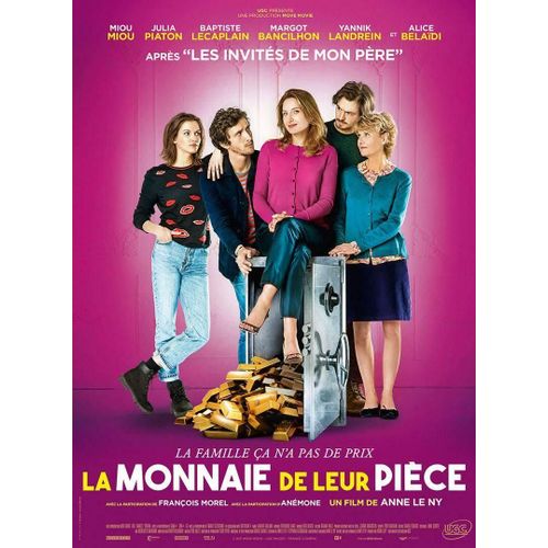 La Monnaie De Leur Pièce - Véritable Affiche De Cinéma Pliée - Format 40x60 Cm - De Anne Le Ny Avec Miou-Miou, Julia Piaton, Baptiste Lecaplain, Margot Bancilhon, Alice Belaïdi, Anémone - 2018
