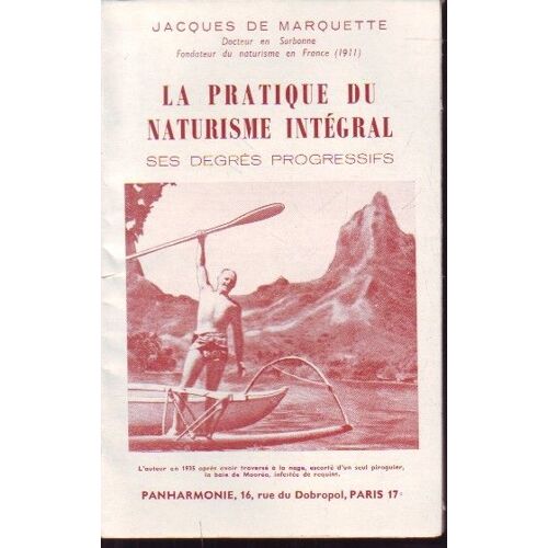 La Pratique Du Naturisme Integral