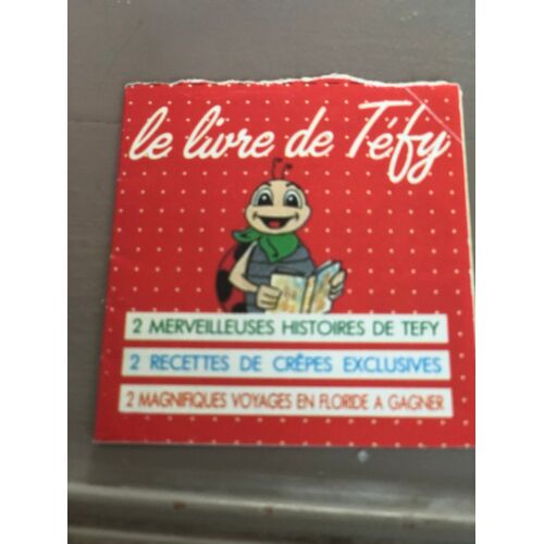 Le Livre De Téfy - 2 Histoires De Téfy La Coccinelle, 2 Recettes De Crêpes - 8x7,5 Cm