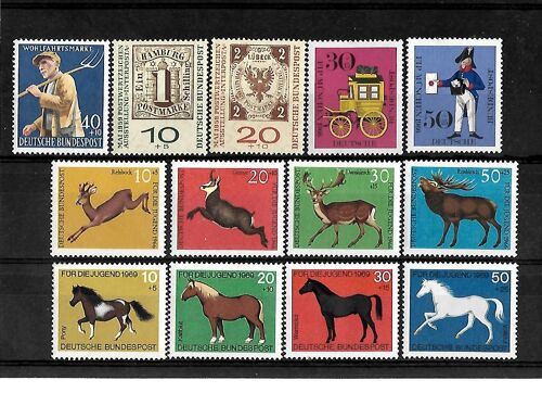 Allemagne- Rfa -Lot De 13 Timbres Neufs**-Gomme Intacte- 1 Er Choix