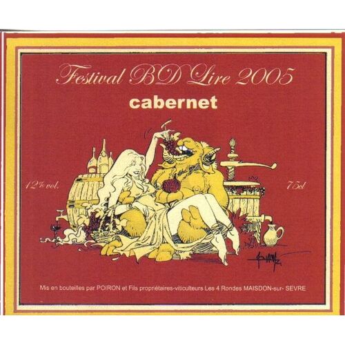 Etiquette De Vin Cabernet 2005 Par Aouamri