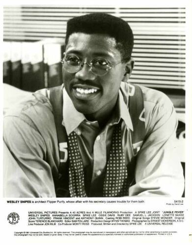 Wesley Snipes - Jungle Fever - Photo De Presse Noir Et Blanc - Tirage Argentique - Format 20x25 Cm