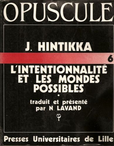 L'intentionnalité Et Les Mondes Possibles