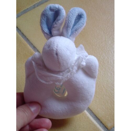 Doudou Hochet Lapin - 12cm