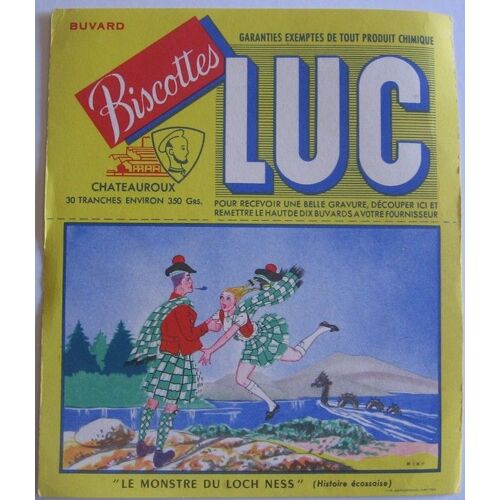 Buvard Neuf "Biscottes Luc" Chateauroux
