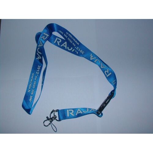 Lanière Publicitaire Tour Du Cou Advertising Lanyard Porte Clefs Key Chains Raja France
