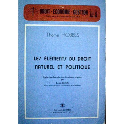 Les Éléments Du Droit Naturel Et Politique