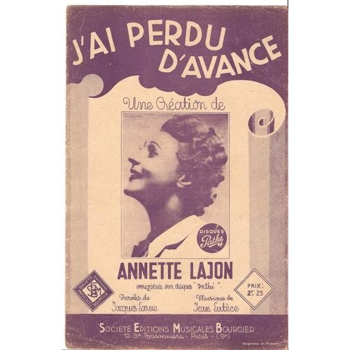 J'ai Perdu D'avance