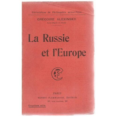 La Russie Et L'europe.