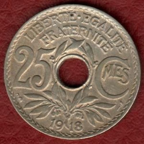 France 25 Centimes 1918