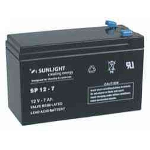 Batterie Sunlight Plomb Étanche Agm Vrla 12v 7ah Pour Chariots De Golf