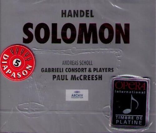 Solomon / Hwv.67 (Oratorio En 3 Actes)