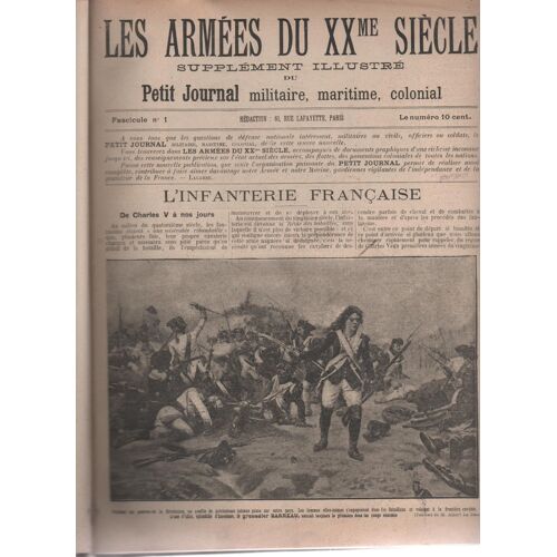 Les Armées Du 20 Ème Siècle Supplément Illustré Fascicule 1 À 30 1904-1905
