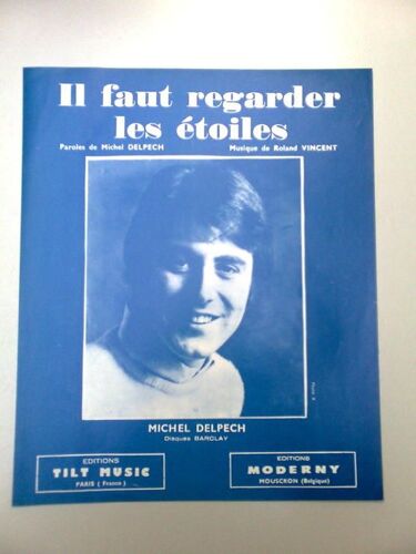 Partition "Il Faut Regarder Les Étoiles" (Michel Delpech)
