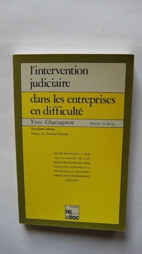 L'intervention Judiciaire Dans Les Entreprises En Difficulté