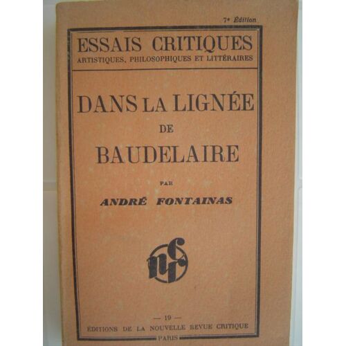 Dans La Lignée De Baudelaire