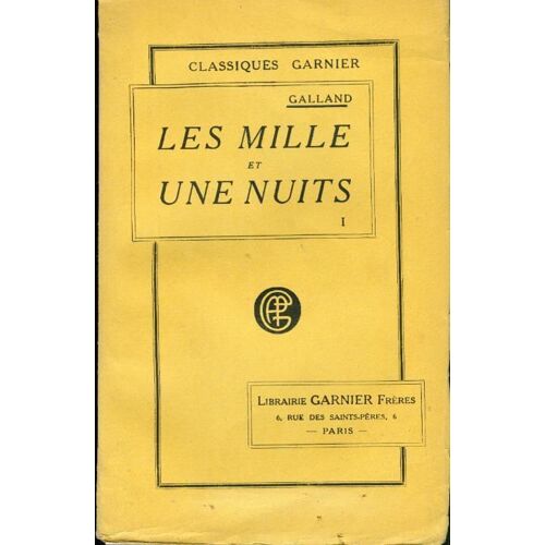Les Mille Et Une Nuits Contes Arabes Tome 1