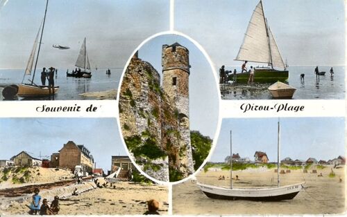 Pirou  Plage . " Souvenirs ". Manche. 1965