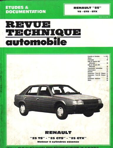 Renault 25 Ts, 25 Gts, 25 Gtx