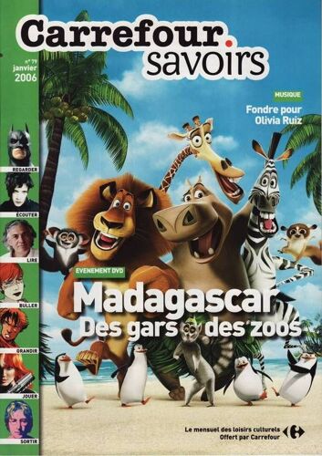 Carrefour Savoirs / 01-2006  N° 79 : Indochine (2p) - Natasha St Pier (2p) - Olivia Ruiz (2p) - Enya (1p) - Natalie Dessay (1p) - John Lennon (2p)