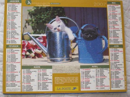 Calendrier De La Poste 2007