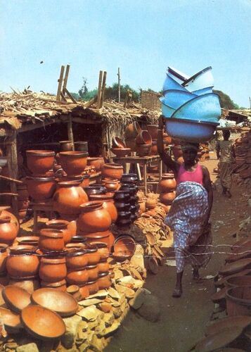 Afrique En Couleurs : Marché Africain (Ref 7637)