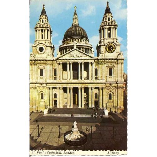 London, Londres : St Paul's Cathedral, La Cathédrale St Paul (Ref Et 2993r)