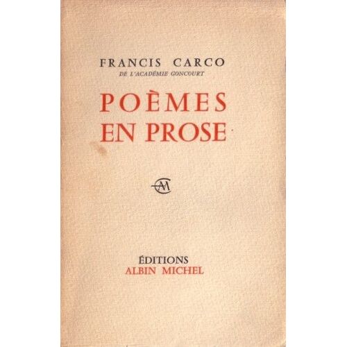 Poèmes En Prose